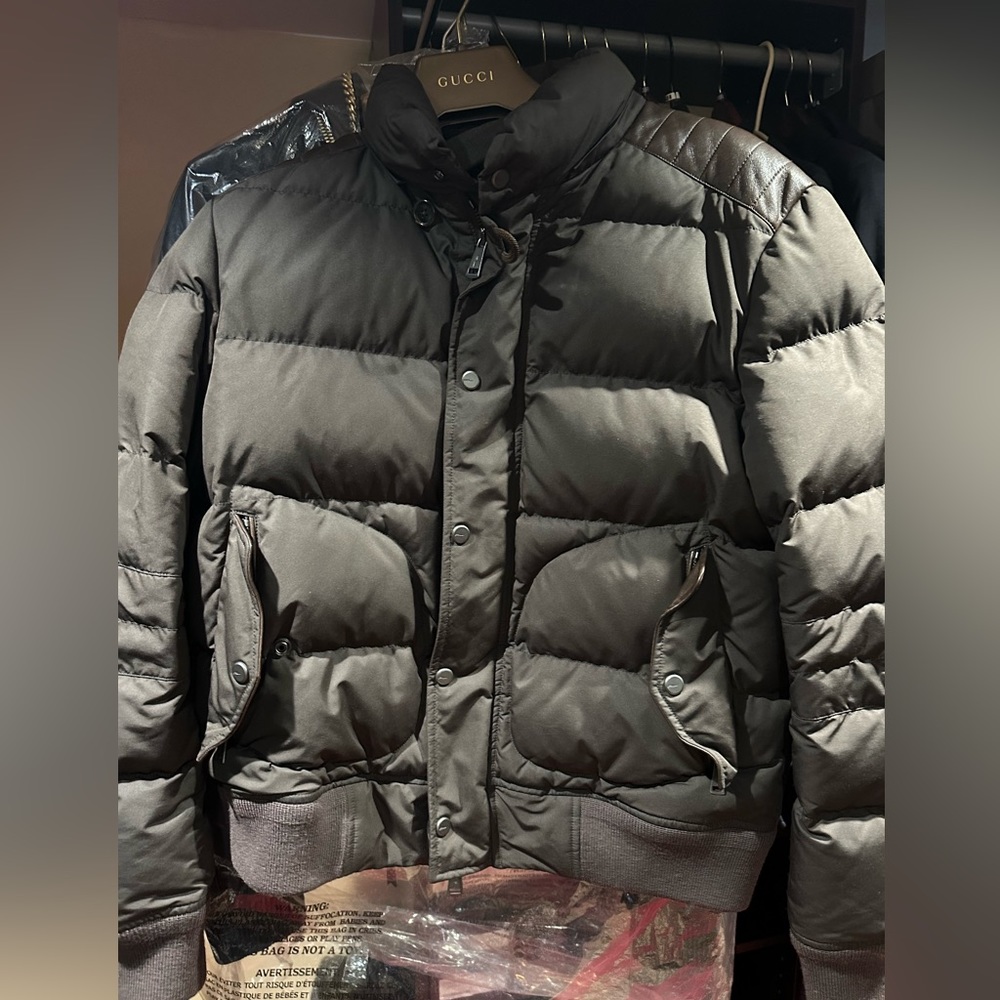 Ralph Lauren men’s black label puffer coat brown size Large